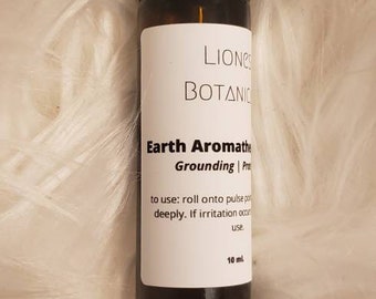 Earth Aromatherapy Oil//Rollerbottle//Vetiver//Essential Oils//Grounding