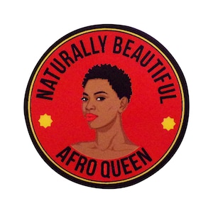 NAKLEJKA AFRO, Afroamerykanka, Melanina Poppin Black Girl, Prezenty, Wypełniacz do skarpet, Pamiętnik, Notatnik, MacBook, Tablet, PC, Laptop