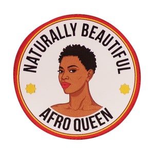 AFRIKAANS STICKERS, Melanin Poppin BLACK Girl, Afro Queen, Afroamericano, Regali, Calza Stuffer, MacBook, Tablet, Cellulare, Diario