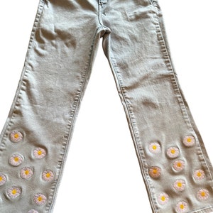 Upcycled embroidered Levi’s