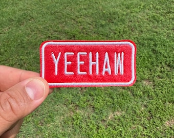 Yeehaw patch (red)