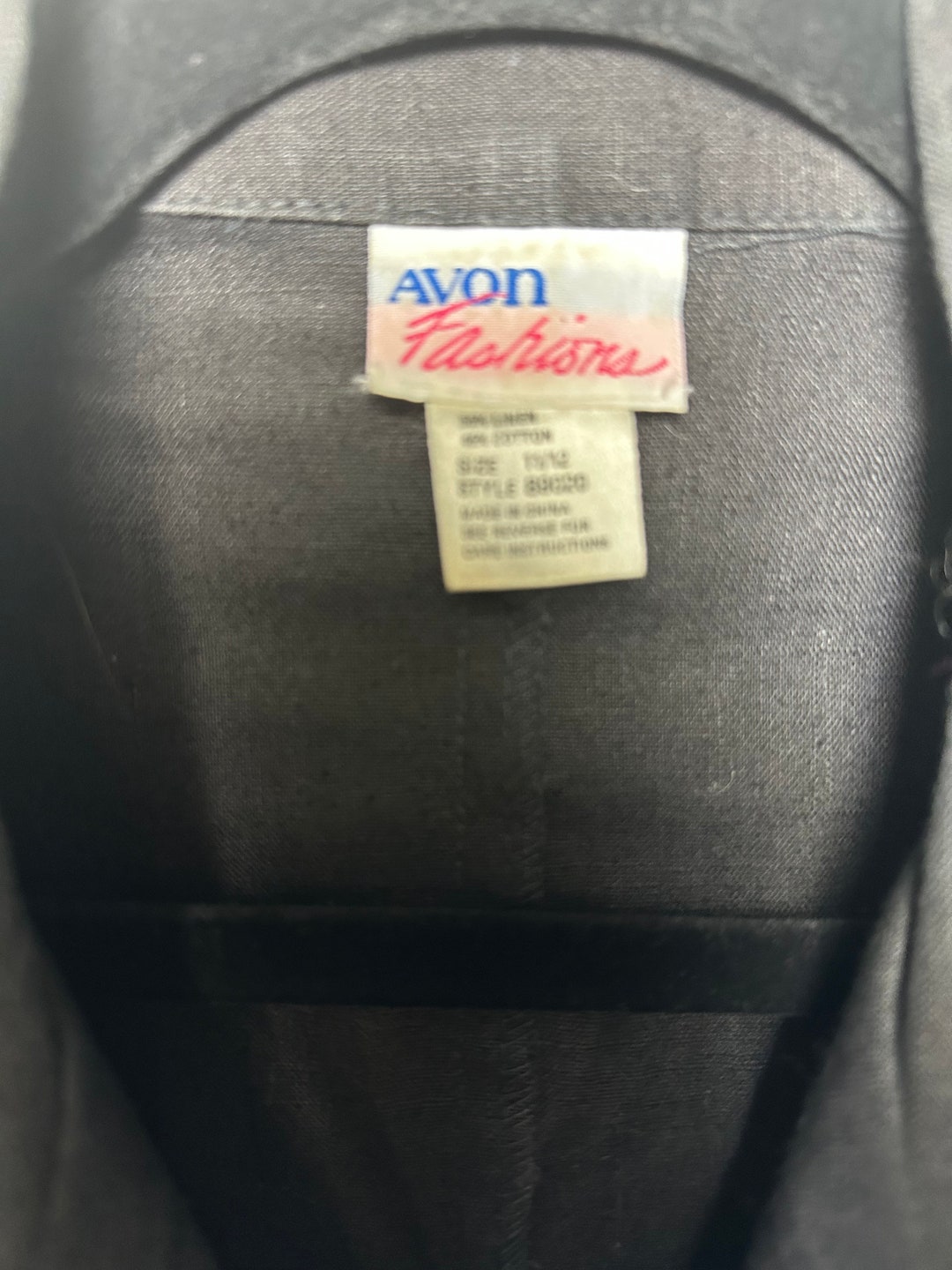 80's Black Suede Rockstar Top by Avon Fashions