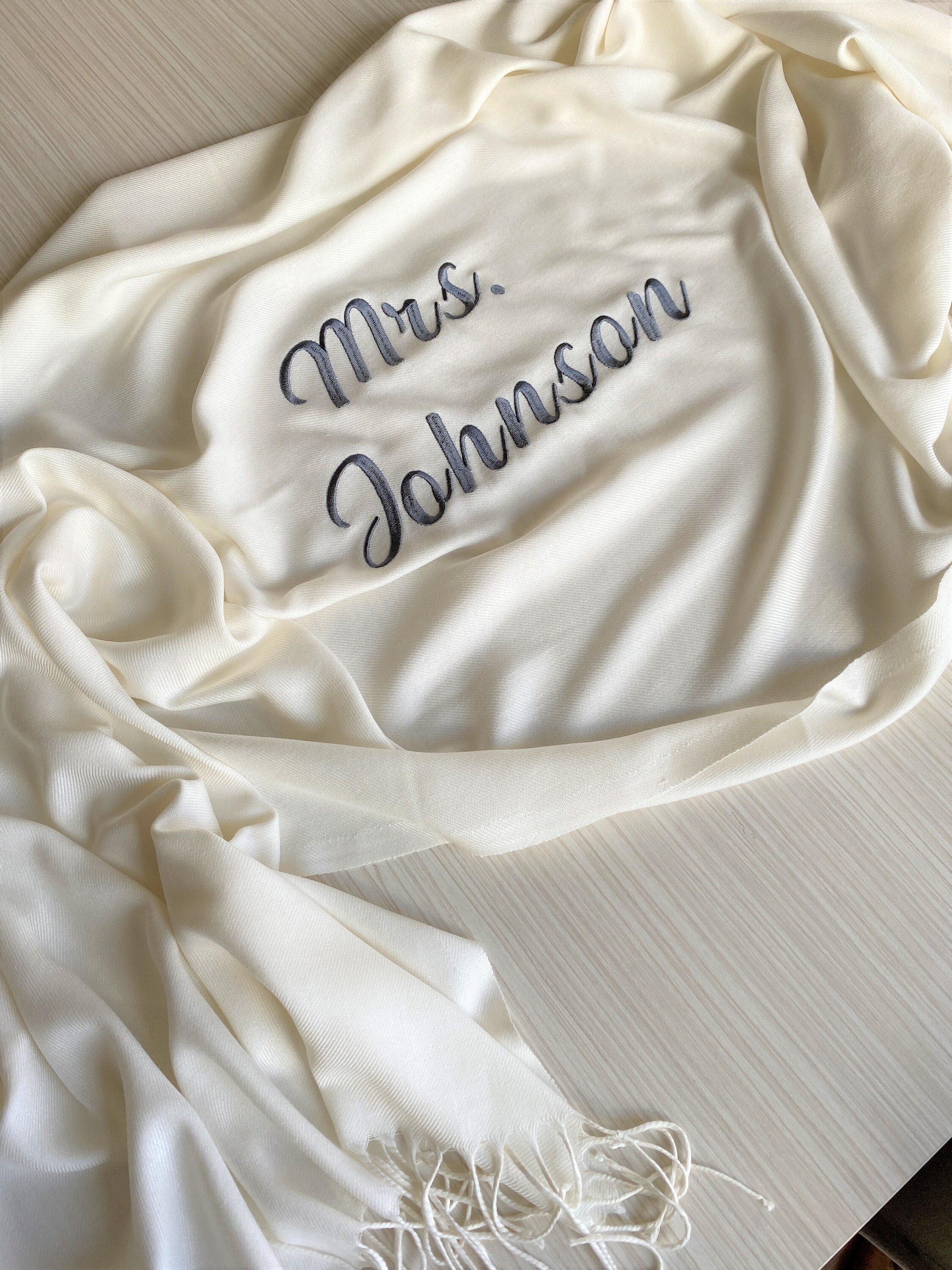 personalized pashmina shawls