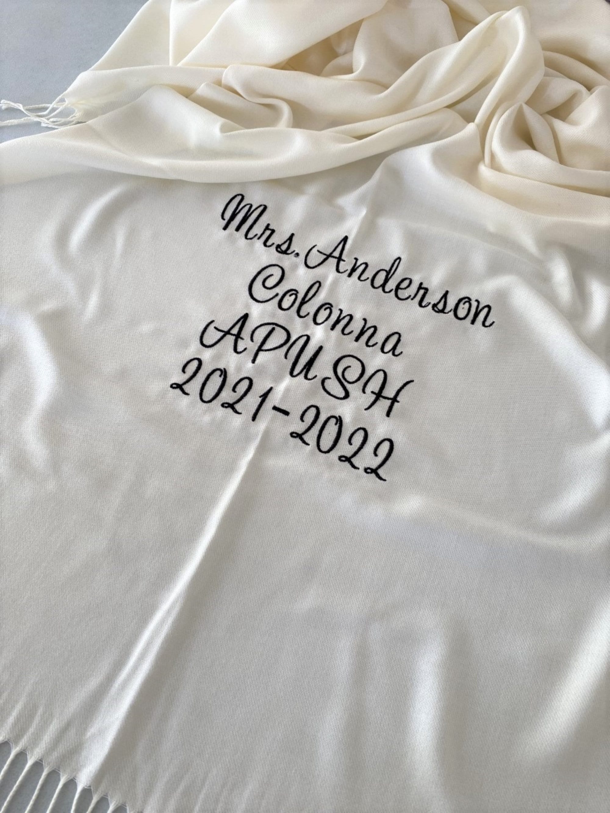personalized pashmina shawls