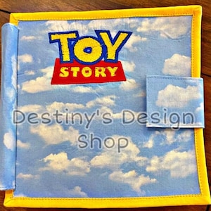 Toy Quiet Books| Pretend Play|Busy Book|Buzz light year|Woody| Mr. Potato Head