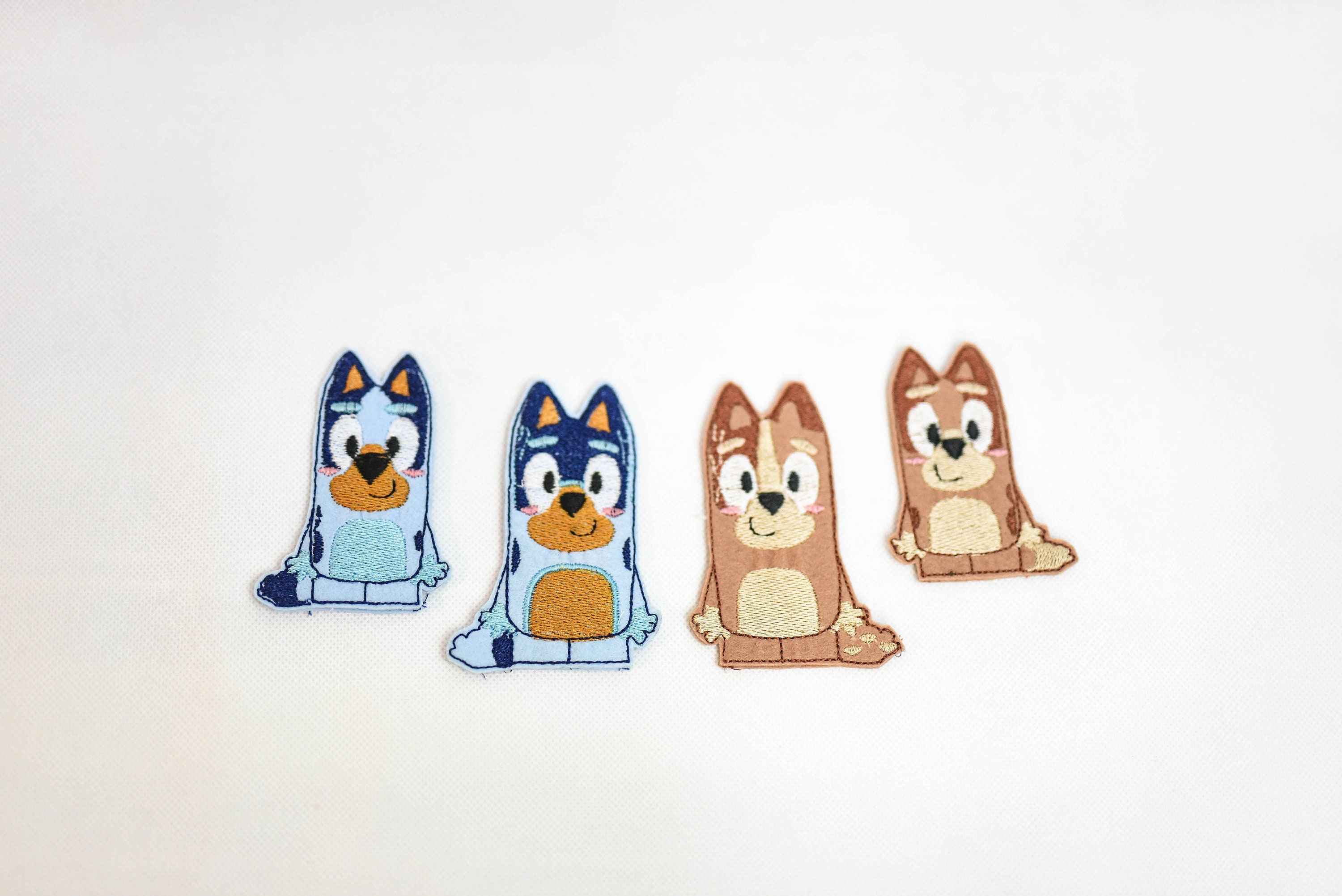 Bluey Finger Puppets Felt Puppets Montessori Toy Travel Etsy Canada