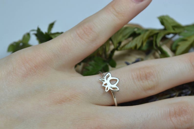 Lotus Ring Sterling Silver