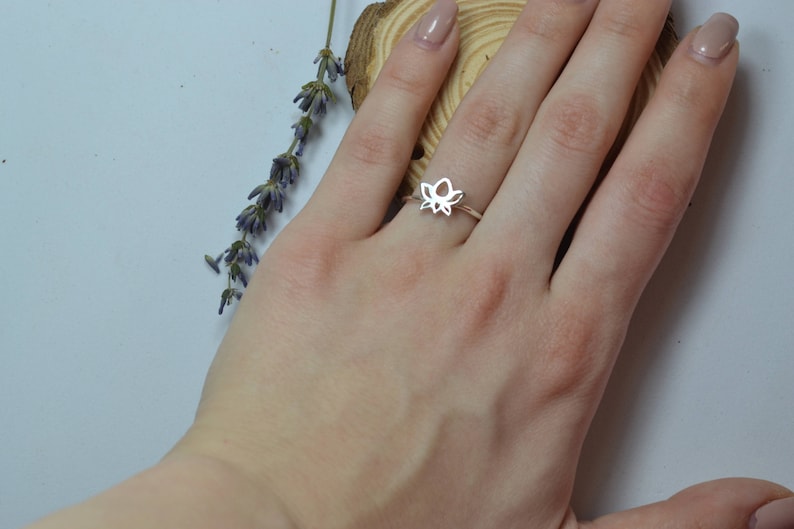Lotus Ring Sterling Silver