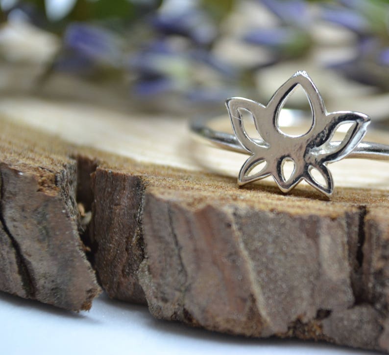 Lotus Ring Sterling Silver