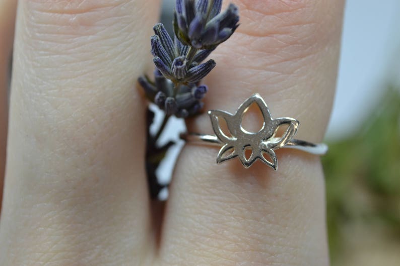 Lotus Ring Sterling Silver