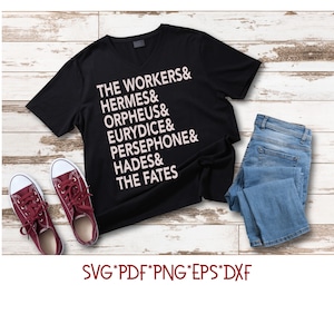 Hadestown SVG, Hadestown Tee SVG, Hadestown Graphic SVG, Hadestown Clipart Svg, Hadestown Musical Graphic Svg, Hadestown Cast Svg
