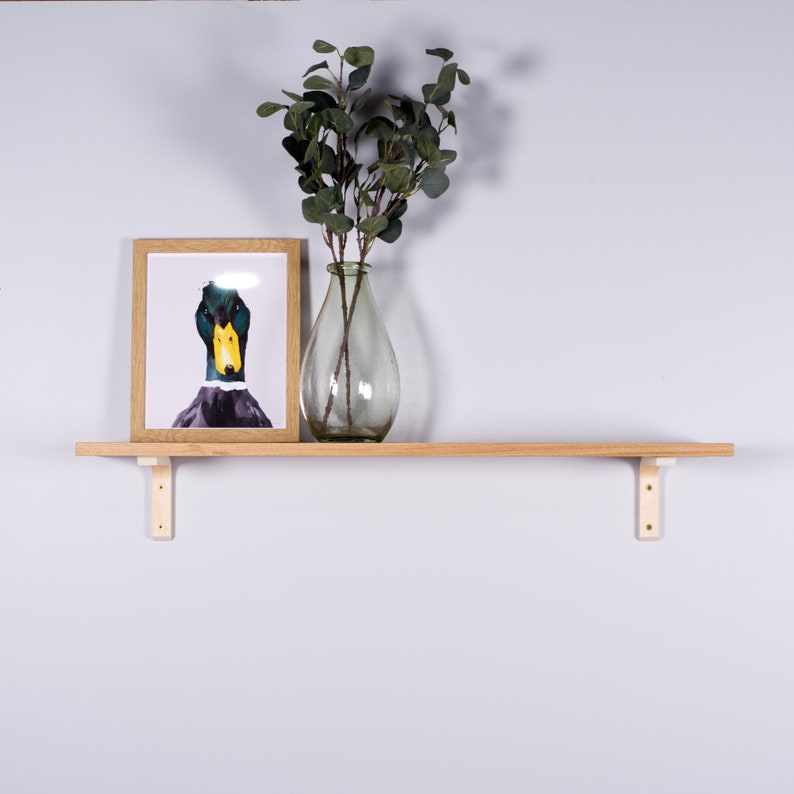 Oak Wall Shelves Plywood Brackets 250mm / 10 Etsy UK