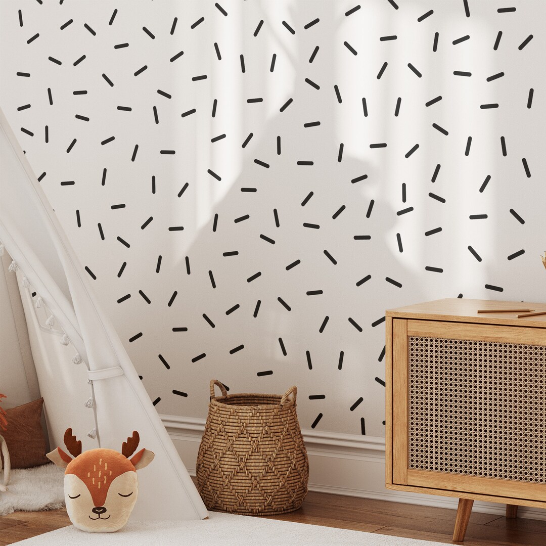 Sprinkle Wall Decals: Geometric Nursery Decor, Removable Stickers - Etsy