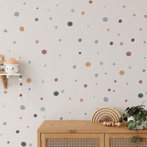 Boho Polka Dots Nursery Stickers, Spot Decals, Nursery Decor, Removable Wall Decals, Polka Dot Decals, Peel & Stick