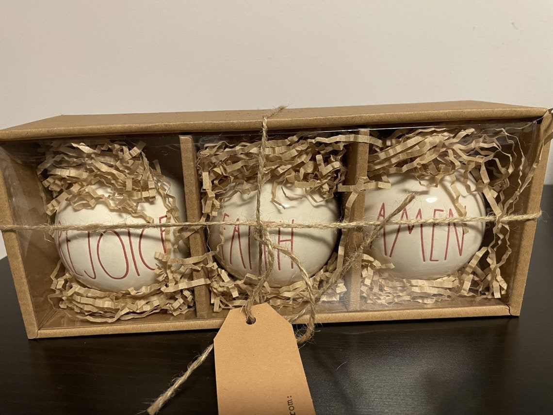 Rae Dunn Christmas Ornaments Set of 1 2 3 and 4 2022 Etsy