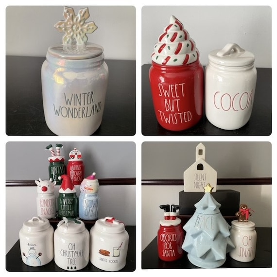 Rae Dunn winter wonderland and snow canister munimoro.gob.pe