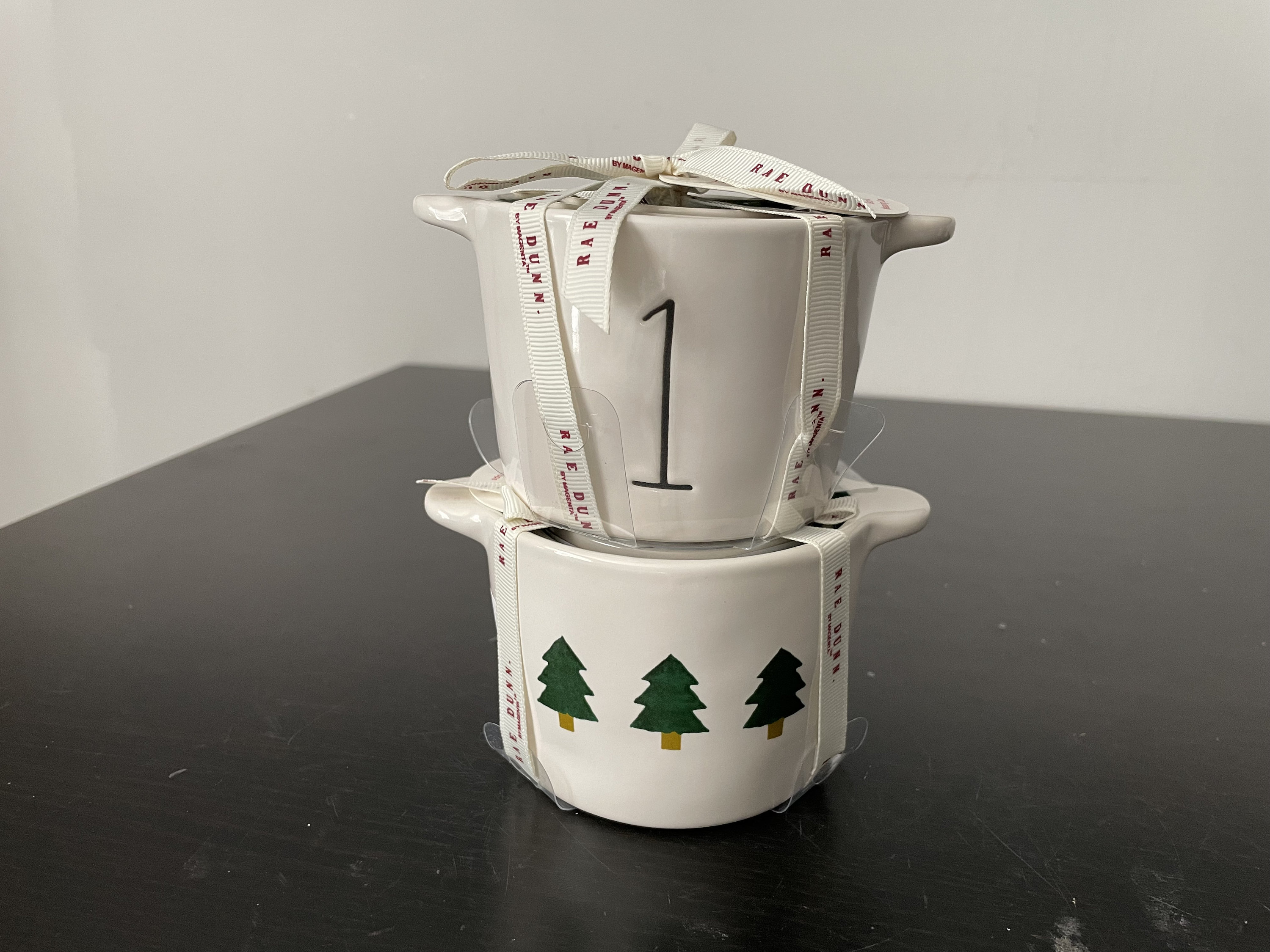 Rae Dunn, Holiday, Rae Dunn Nwt Snowman Measuring Cups For The Holiday  Baking Fun Or Decor