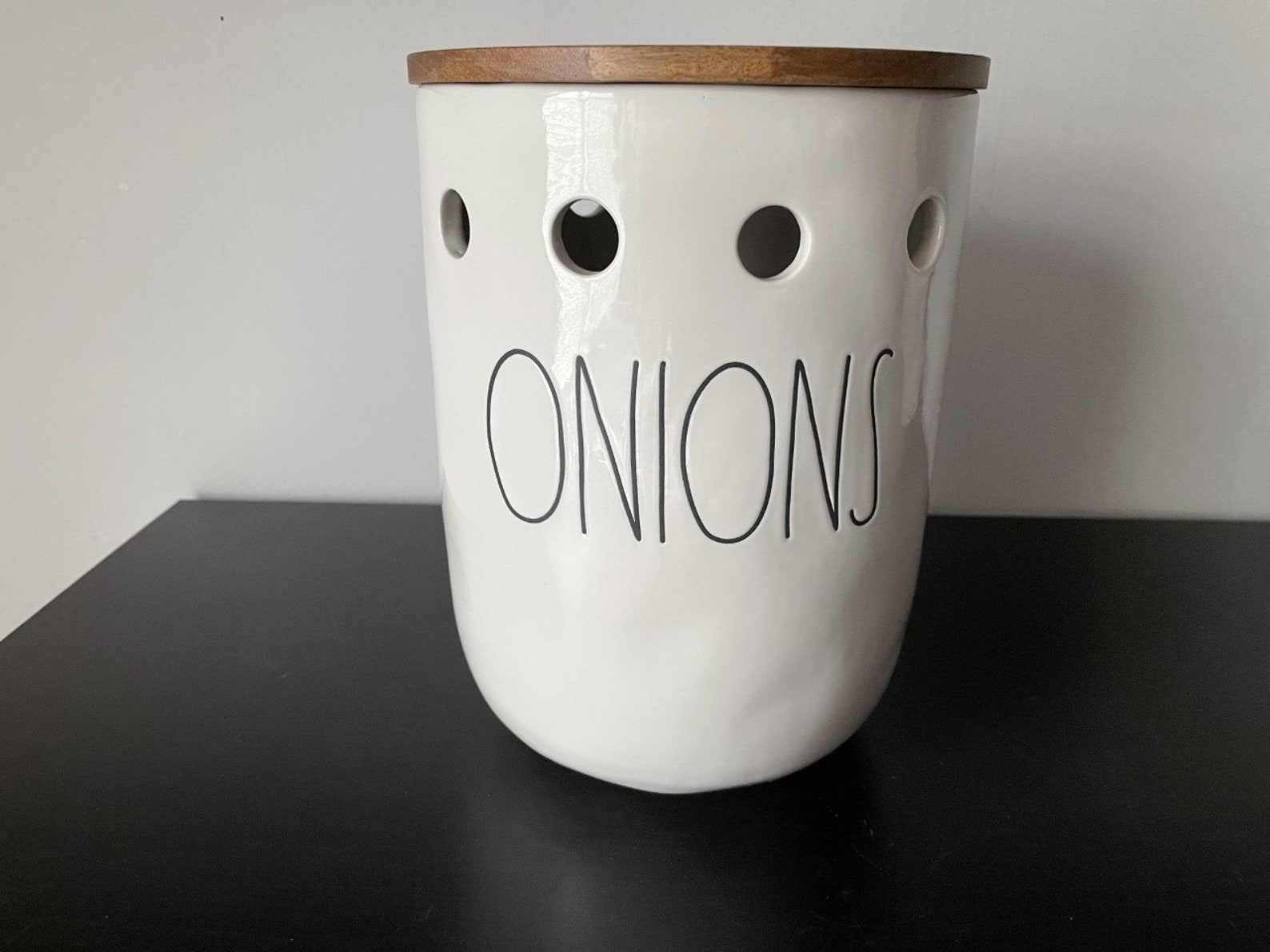 Rae Dunn Potatoes Onions Garlic Canisters Loaf and Bread Etsy