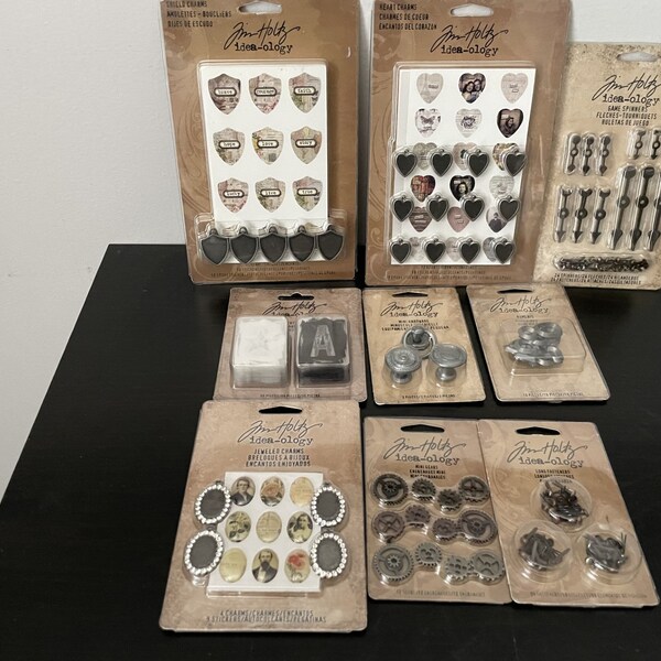 Tim Holtz Idea-Ology Embellishments - Please Click on the Drop Down Menu and Select- Yor Choose