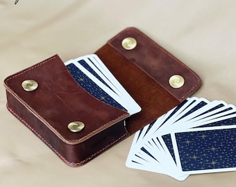 Leather Tarot Deck Case Pattern PDF | DIY Tarot Box Template