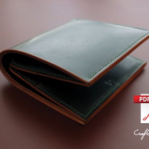 Leather Wallet Pattern PDF Files: Bifold Wallet with How to Guide - Etsy