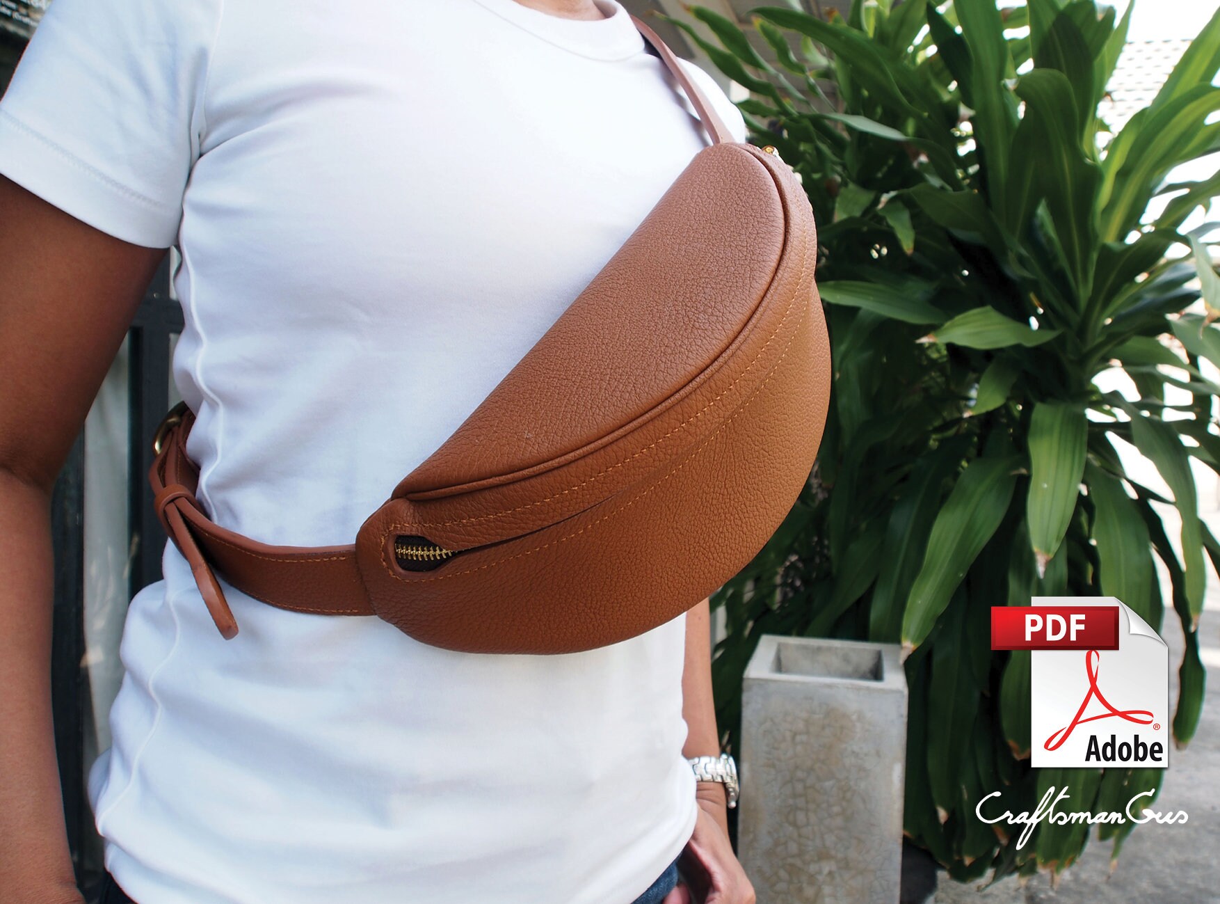 Fanny Pack/ Belt Bag Pattern – Leather Bag Pattern