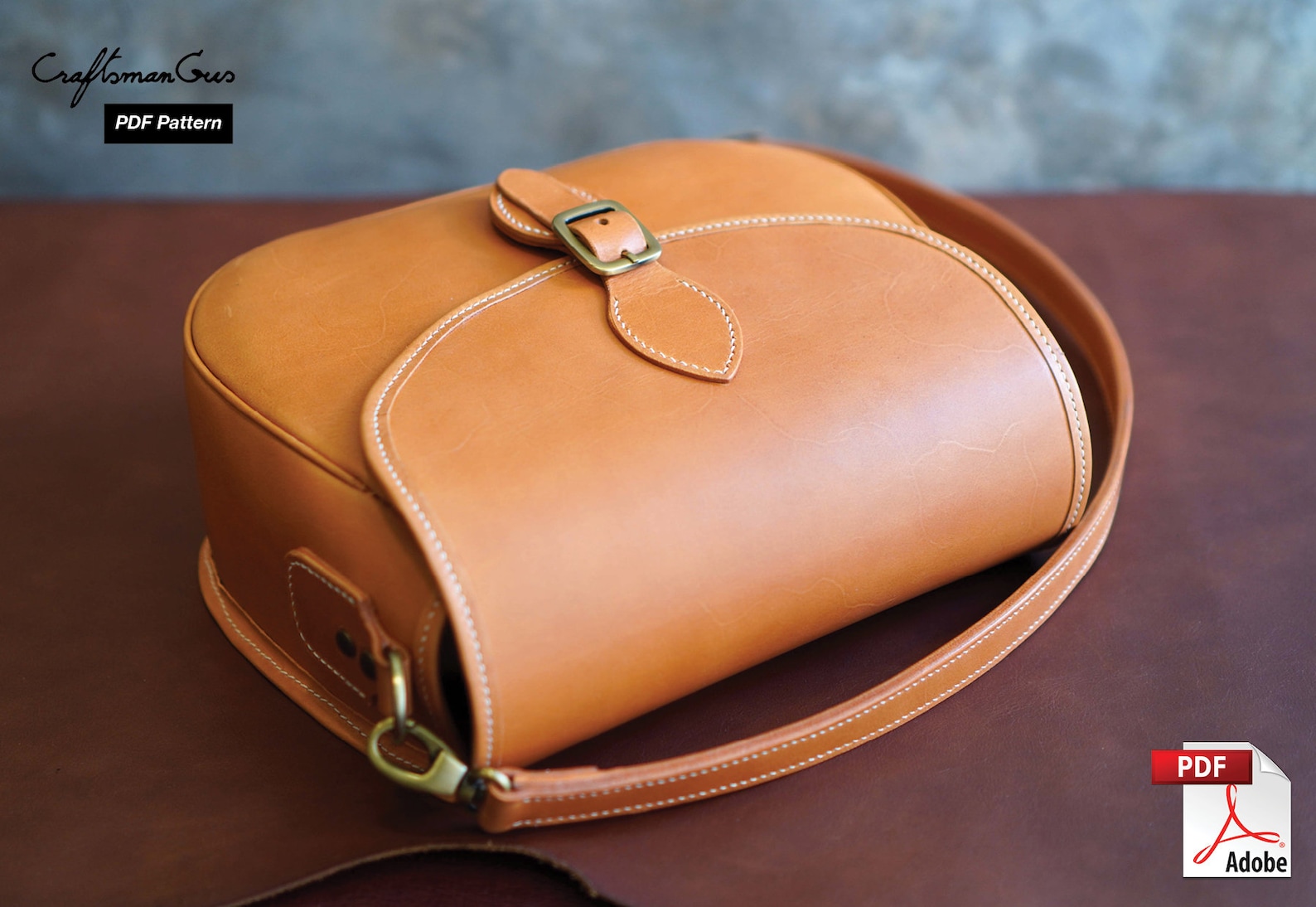 Leather Bag Pattern PDF Files Saddle Bag Pattern with How Etsy Canada