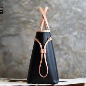 Leather Bag Pattern (PDF Files) Day Tote Pattern (with how to guide) image 4