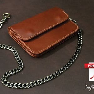 Leder Geldbörse Muster (PDF-Dateien): Trucker Wallet (mit Anleitung)