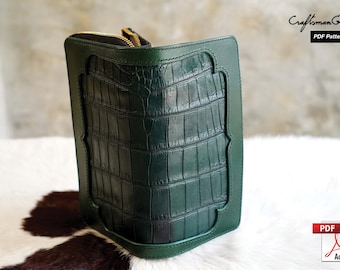 Continental Zipper Wallet Pattern (PDF Files) with how to guide