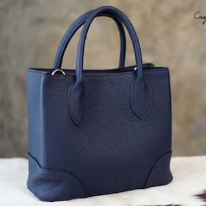 Leather Bag Pattern (PDF Files): Si&#39;s Handbag  (with how to guide)