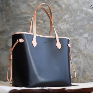 Leather Bag Pattern (PDF Files) Day Tote Pattern (with how to guide) image 2