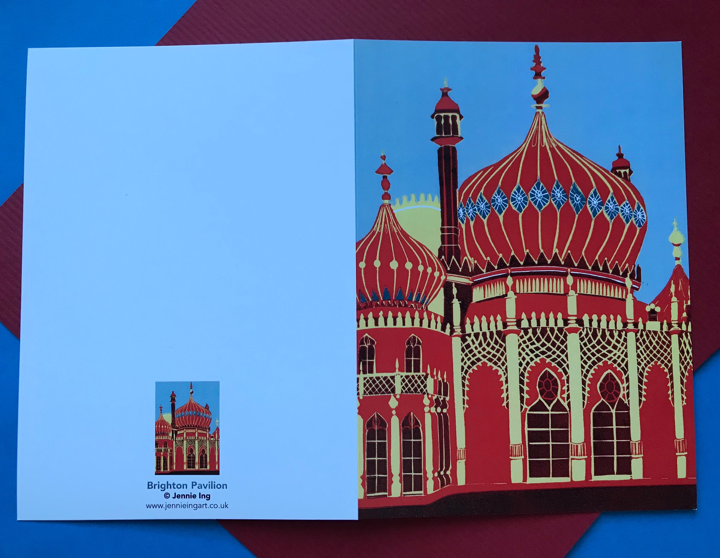 Brighton Card Brighton Greeting Card Brighton Pavilion Etsy UK