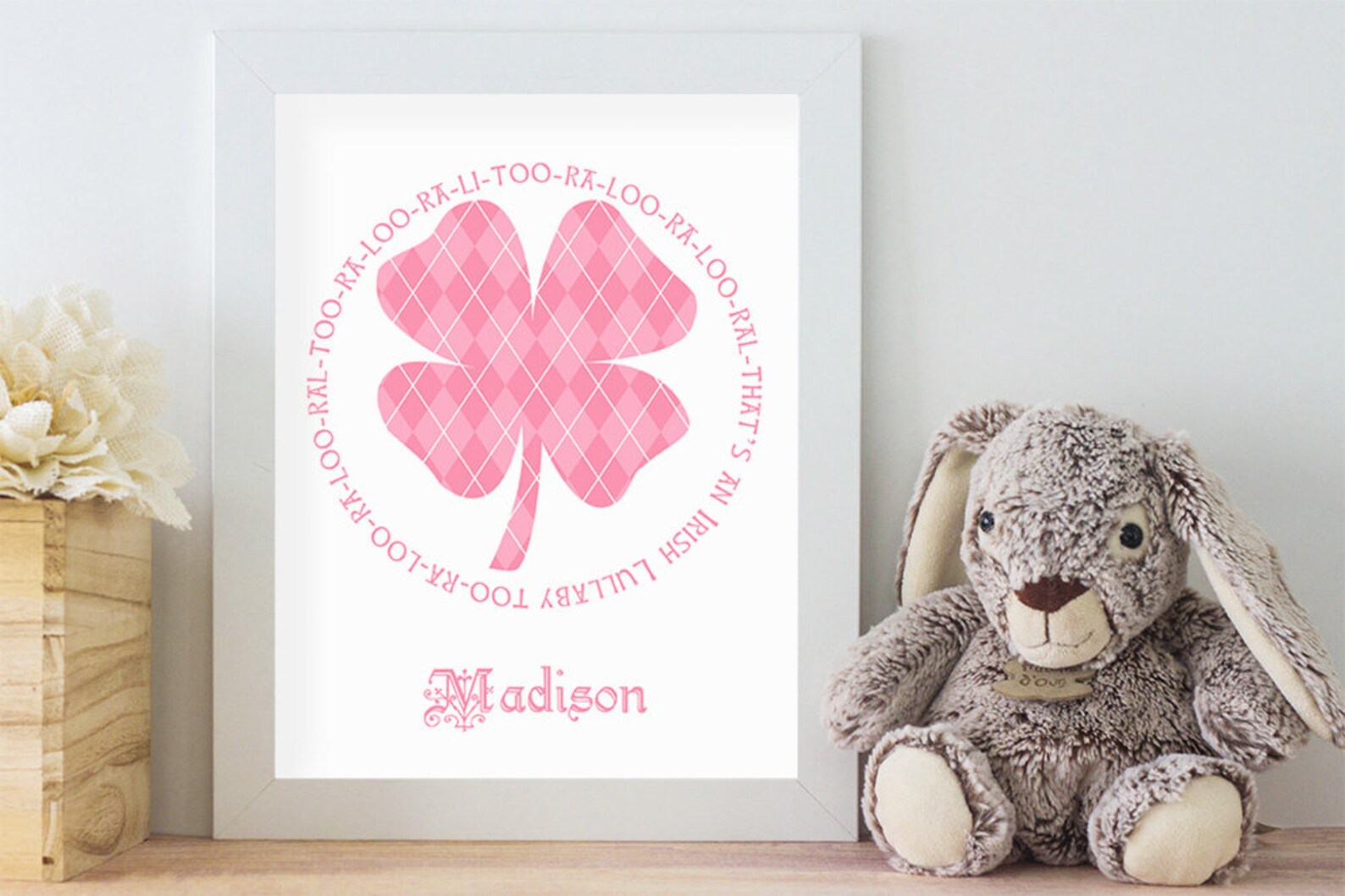 Personalized Irish Nursery Decor Baby Girl Nursery Wall Art Etsy