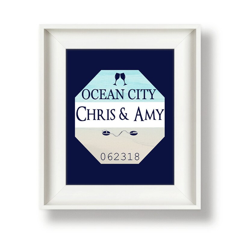 Personalized Wedding Gift Beach Wedding Gift Ideas Stone Etsy