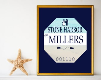 Personalized Wedding Gift - Beach Wedding Gift Ideas - Stone Harbor NJ - Ocean City NJ - Jersey Shore - Custom Wedding Signs - 8 x 10