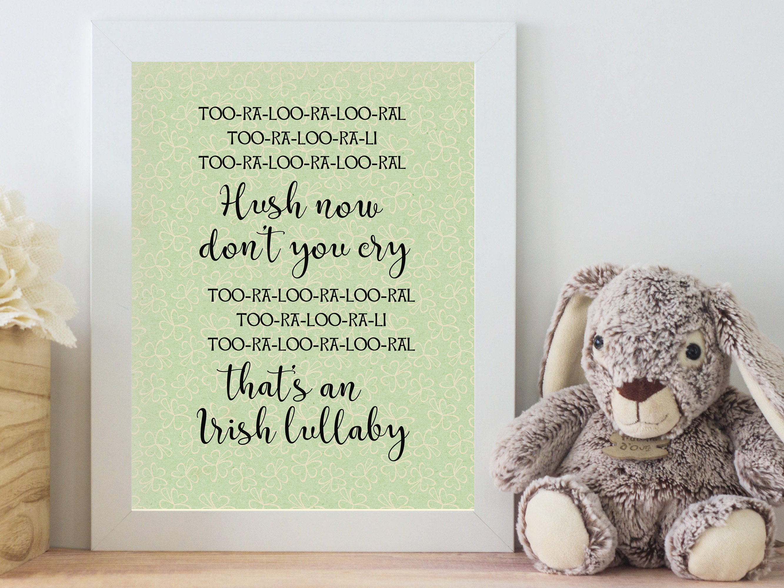 Irish Baptism Gift Irish Baby Gift Nursery Wall Art Baby Etsy