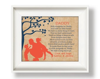 Father's Day Gift From Kids - Daddy Gifts Fathers Day - Dad Gifts from Baby - First Father's Day Gift for New Dad - Walk With Me Daddy