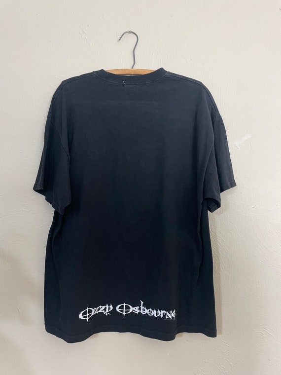 Gildan Ozzy Osbourne Band T-shirt (Men's size L) cotton black type Vintage Second Hand