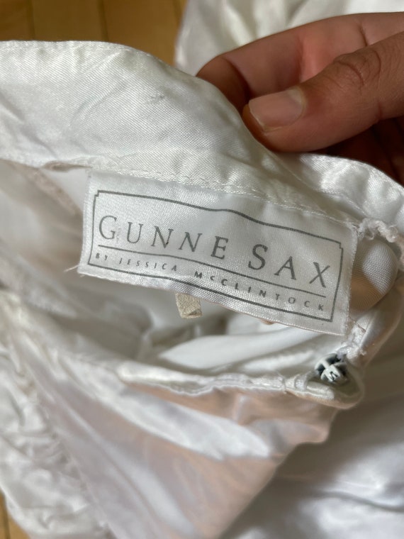 80s Gunne Sax Strapless Dress - image 3