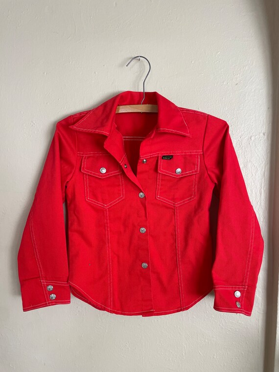 70s Circles Red Jacket