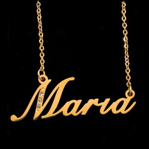Maria name pendant clearance