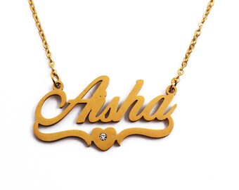 Aisha Name Locket Deals, 60% OFF 