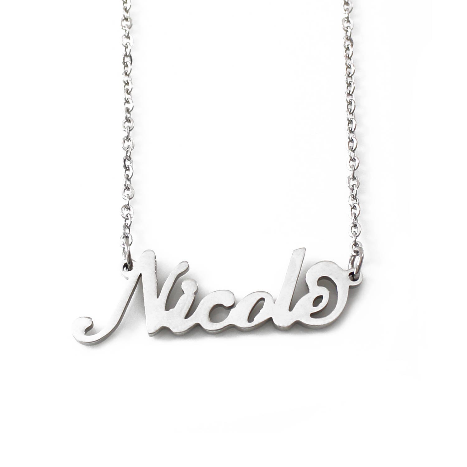 Nicole Name Necklace - Etsy Canada