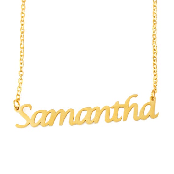 Samantha gold necklace deals