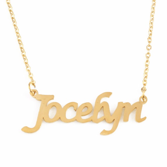 Jocelyn name best sale necklace