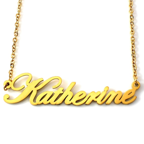 Katherine Name Necklace Factory Sale 