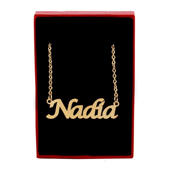 NADIA Name Necklace Stainless Steel 