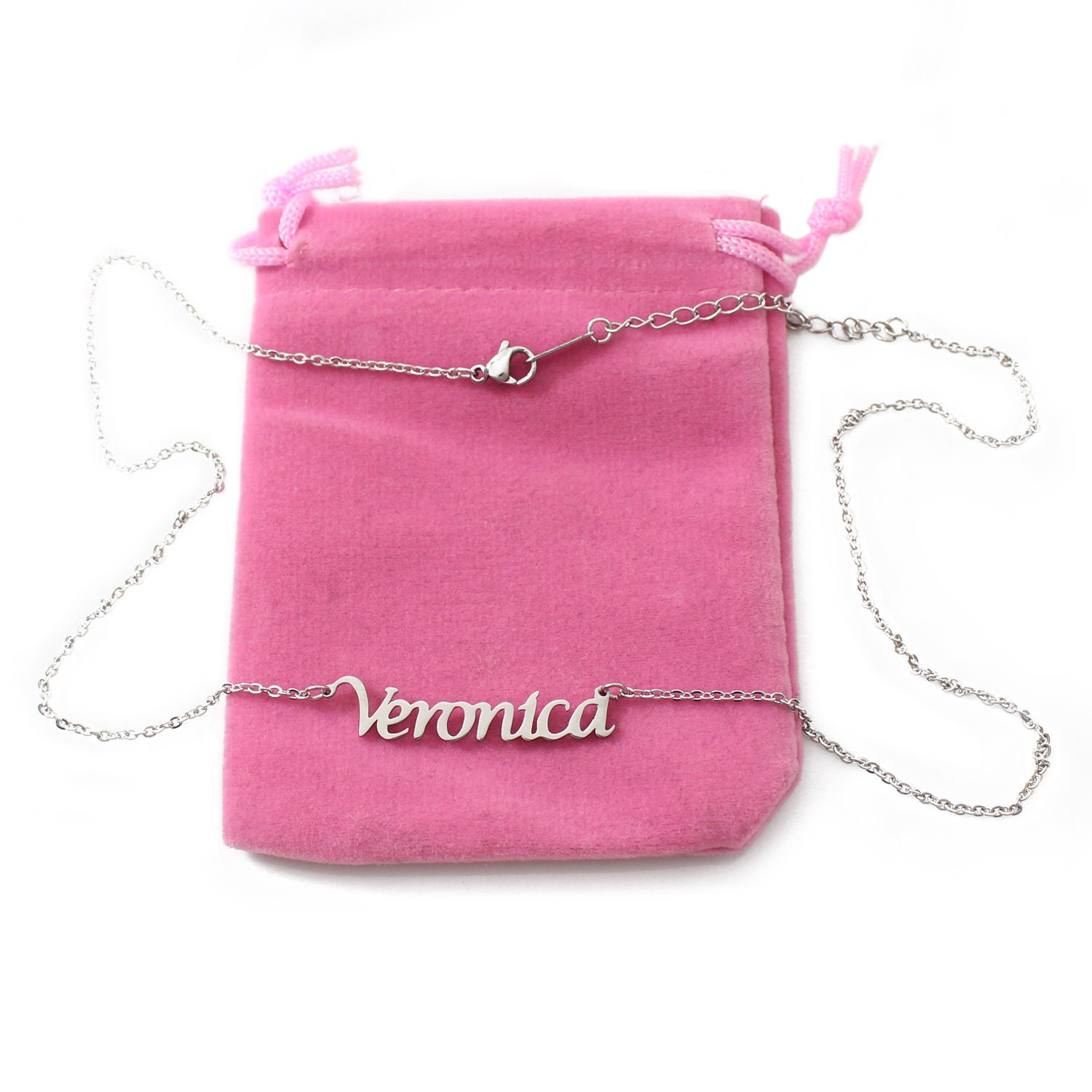 Veronica name necklace deals