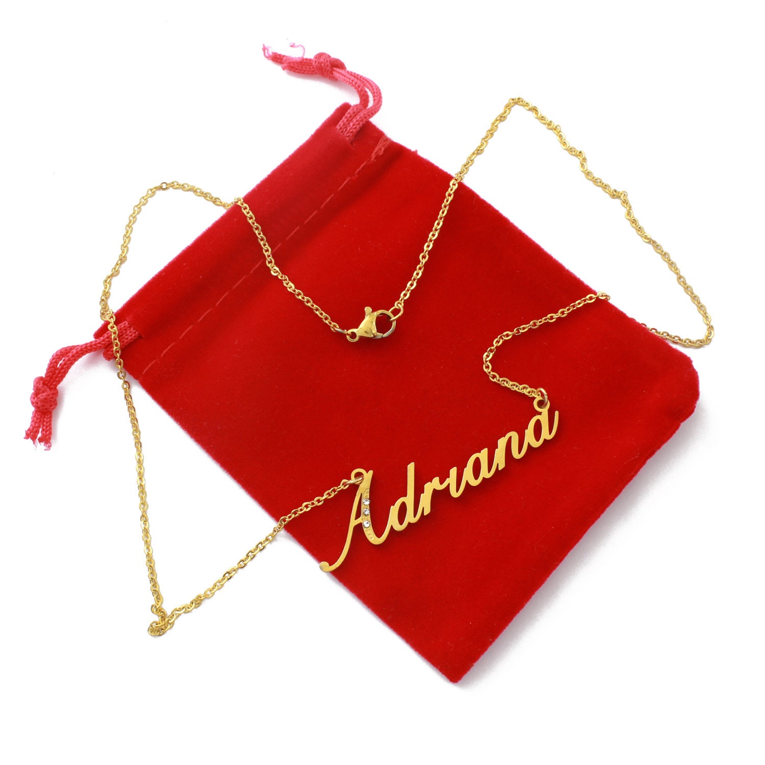 Adriana name shop necklace